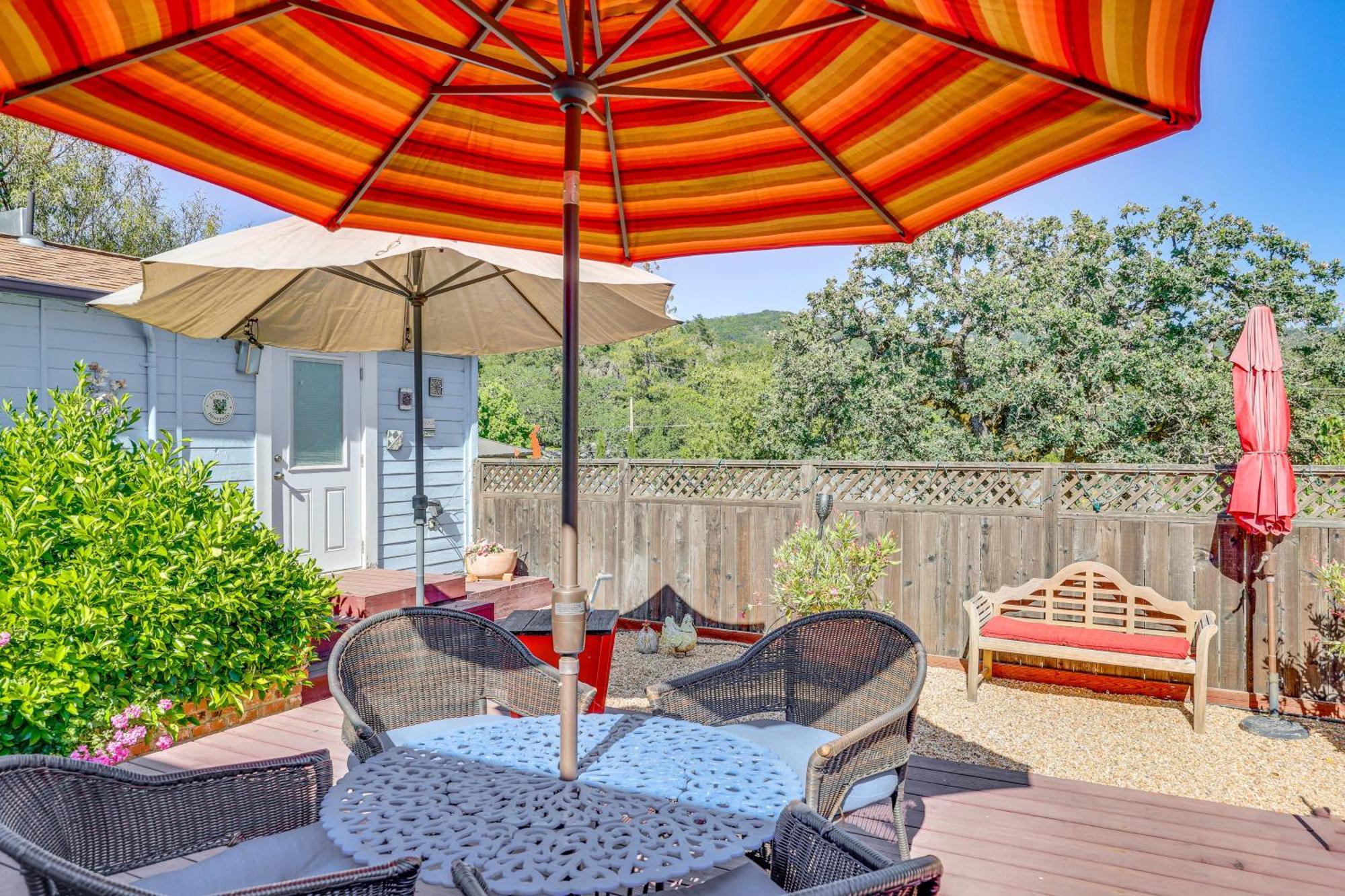 Romantic Casita With Garden And Deck 2 Miles To Plaza! Sonoma Exterior photo
